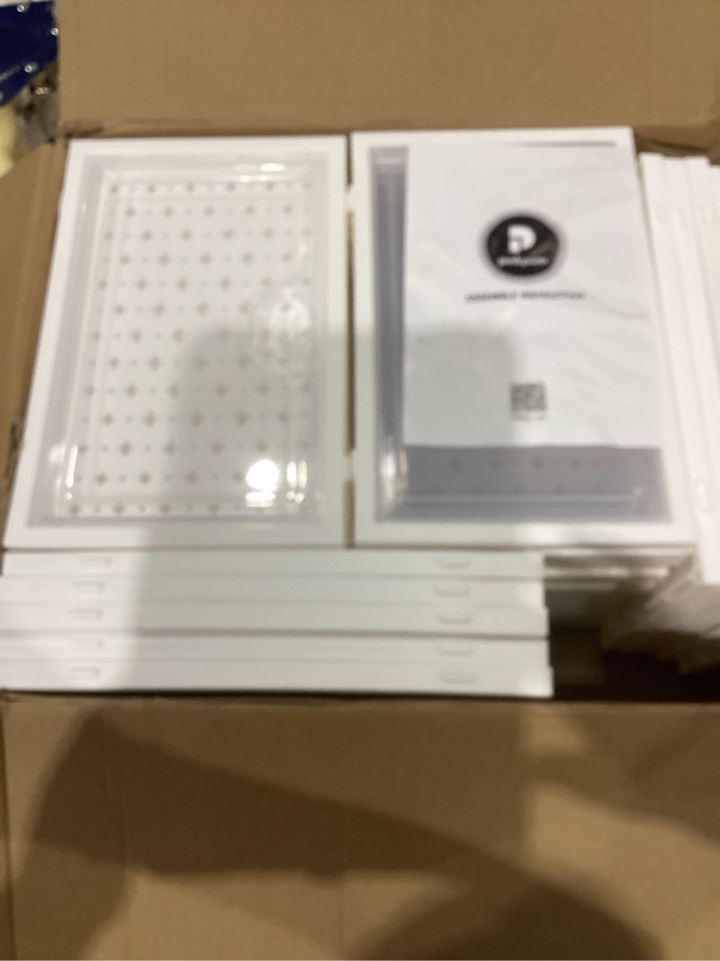 Condition photo showing New/Like New for Pinkpum XXL Larger Shoe Storage Boxes Fit Size 14, Clear Plastic Stackable Shoe Organizer 12 Pack Sneaker Storage for Sneakerheads Shoe Containers XX-Large White