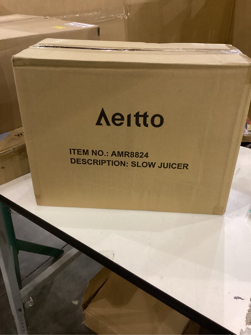 Condition photo showing New/Like New for Cold Press Juicer,Aeitto Slow Masticating Juicer with Wide & Dual Feed Chute for Vegetables and Fruits, High Juice Yield, Self Feeding for Juice Extractor, BPA-Free, Dark Green
