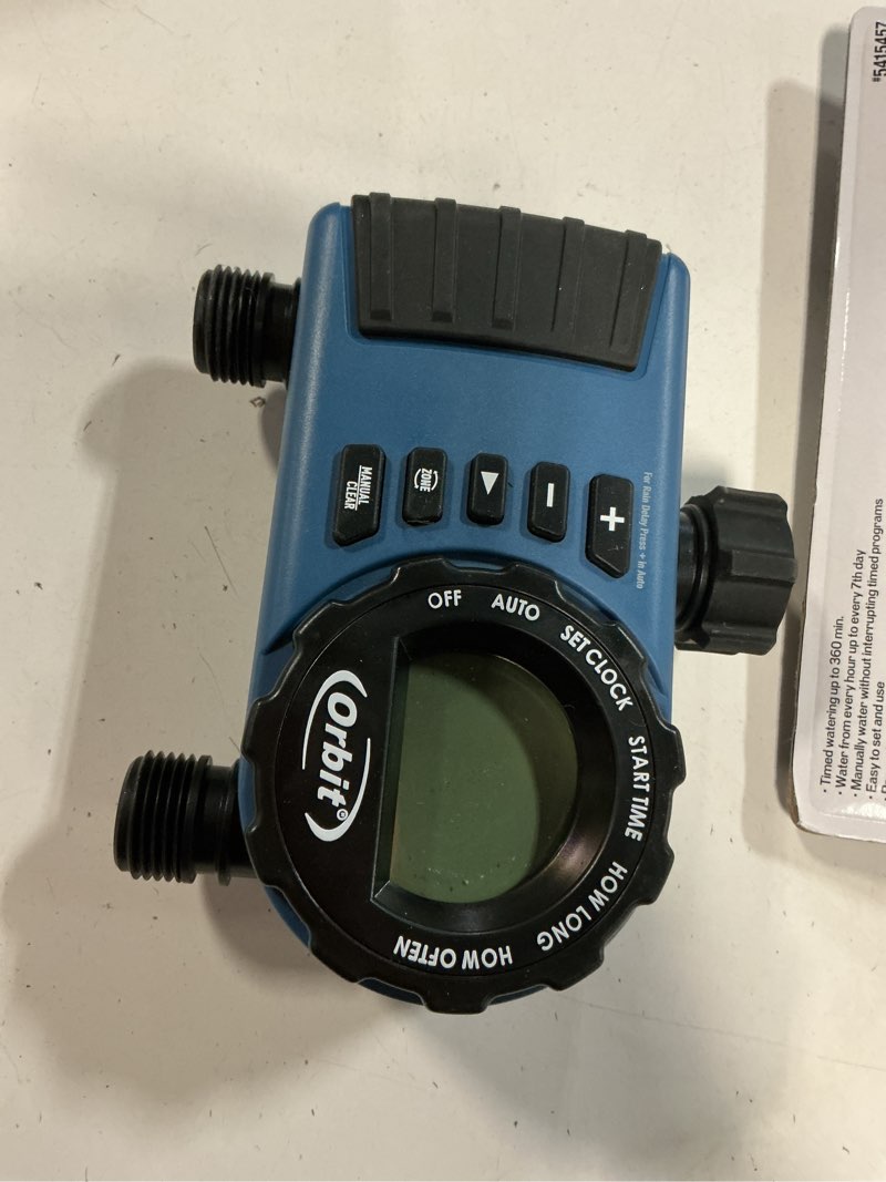 Condition photo showing Good Condition for orbit 2 output port stationary digital hose end timer