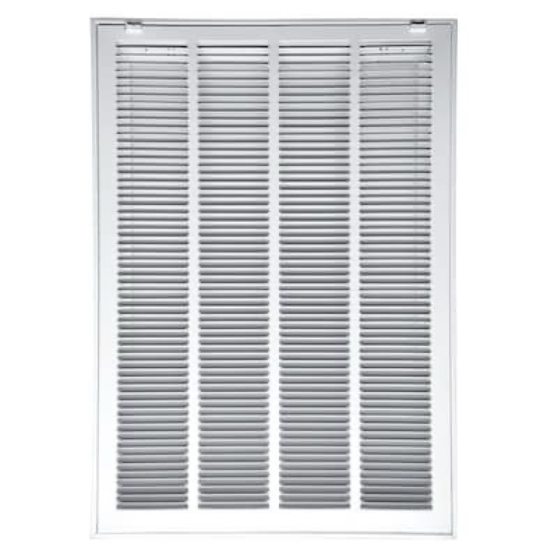RELIABILT 20-in x 30-in Steel White Sidewall/Ceiling Filter grille