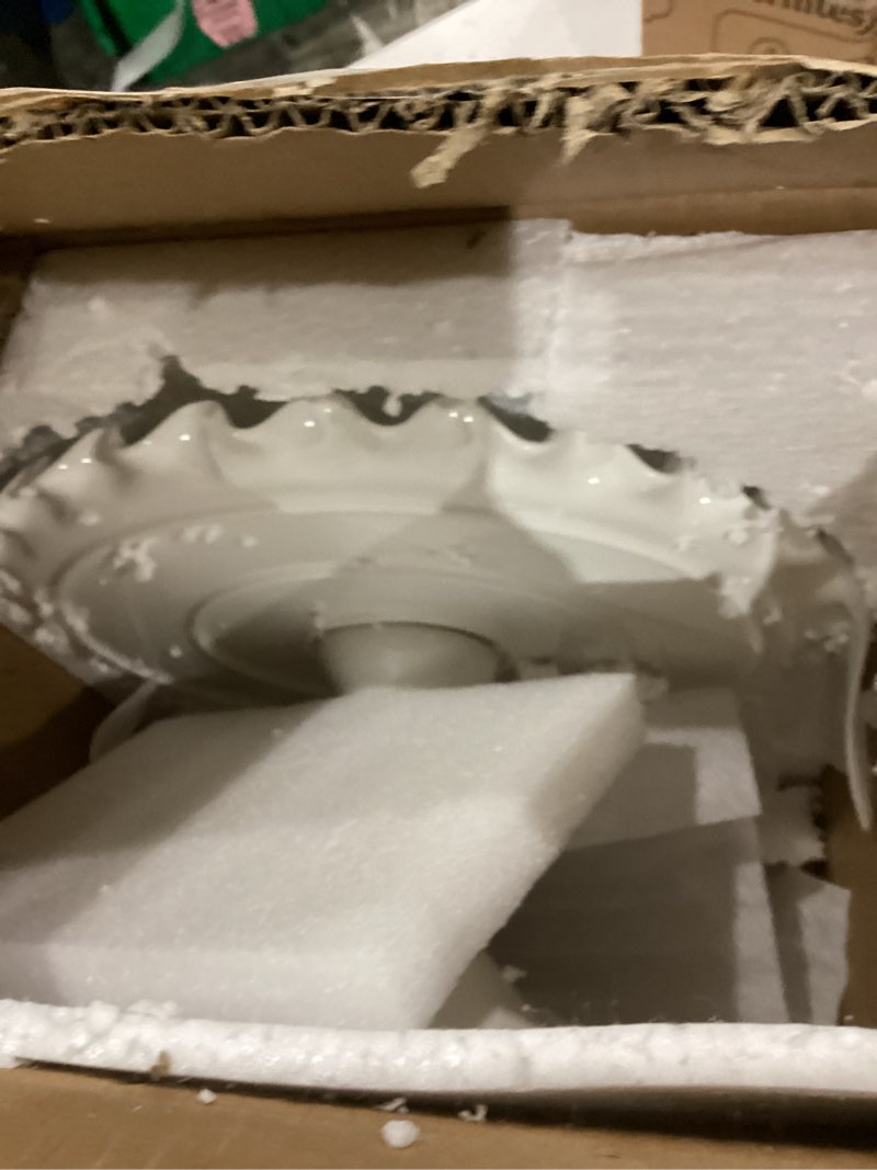 Condition photo showing Good Condition for 12-Inch Porcelain Round Cake Stand - White Dessert Stand for Wedding, Birthday Party
