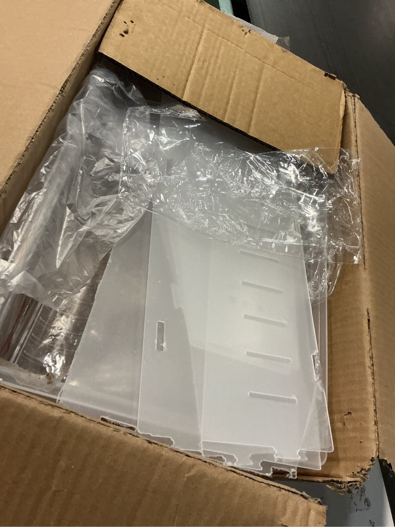 Condition photo showing item condition for Hamster Cage 8 in 1 with All Accessories, Acrylic Hamster Cages with Full Transparent Viewing, Excellent Ventilation, Castle Habitat, Dwarf Hamster Cage Suitable for Gerbil, Mice, Other Small Animals