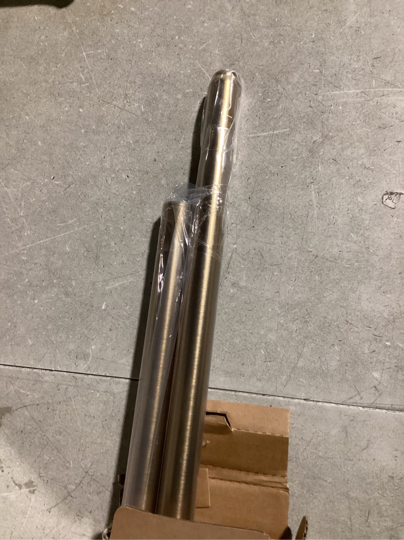 Condition photo showing Good Condition for Ivilon Drapery Window Curtain Rod - End Cap Style Design 1 Inch Pole. 72 to 144 Inch Color Warm Gold