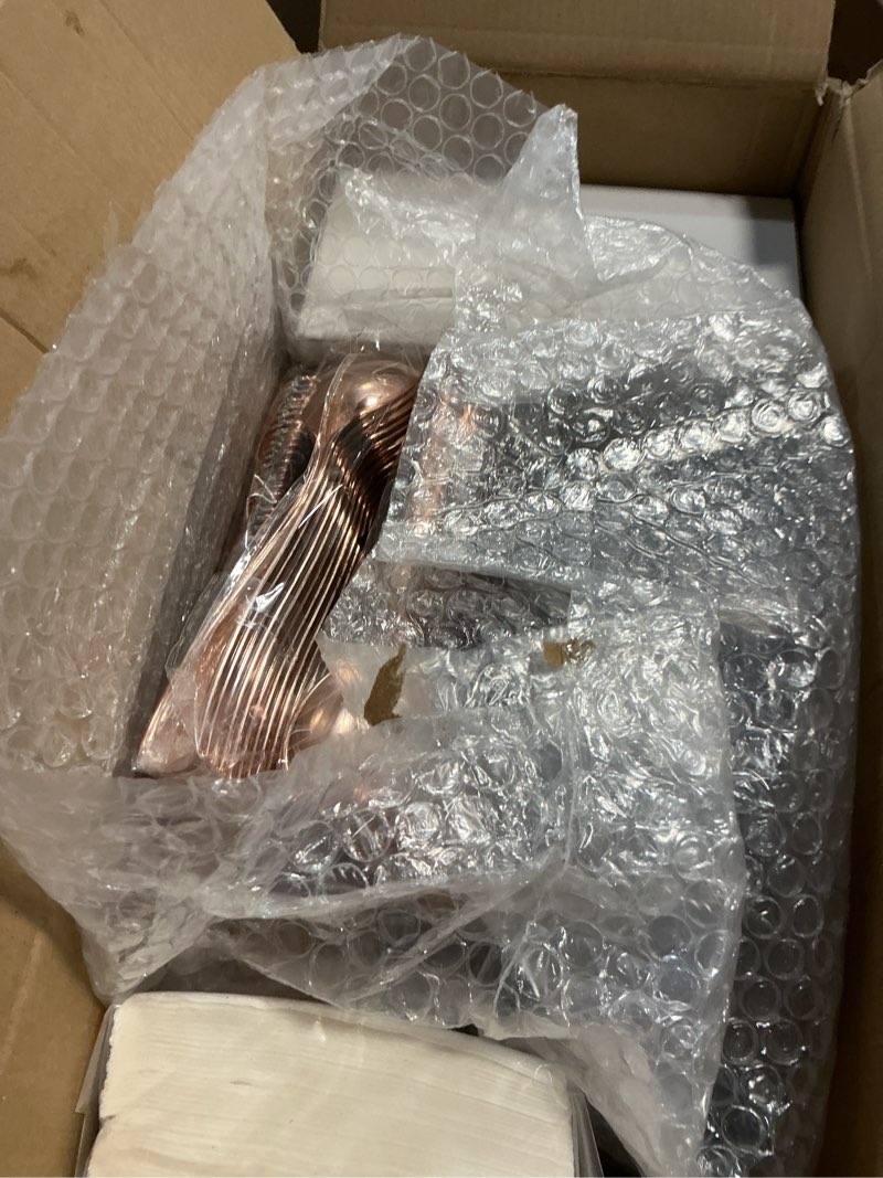Condition photo showing Good Condition for gather 350pcs rose gold plastic plates - disposable rose gold dinnerware includes 100 clear rose golds rimmed plastic plates, 150 silverware, 50 napkins, 50 cups for party, easter, mother's day 50 guest rose gold