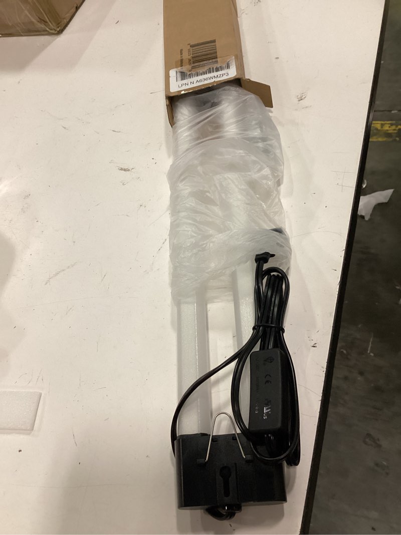 Condition photo showing Good Condition for quarterback 4ft 40w led shop light with inline switch dual tube lightweight daylight white 5000k surface or suspension mount for garage workshop basement