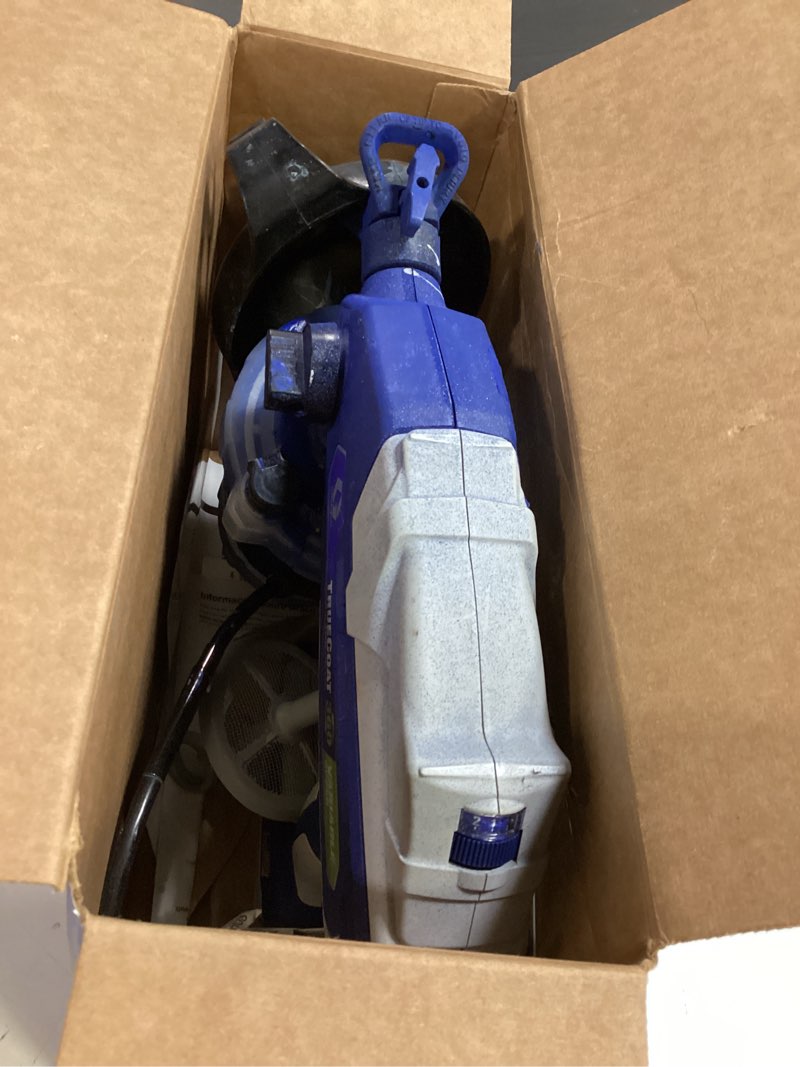 Condition photo showing As Is for graco truecoat 360 2000 psi plastic handheld paint sprayer