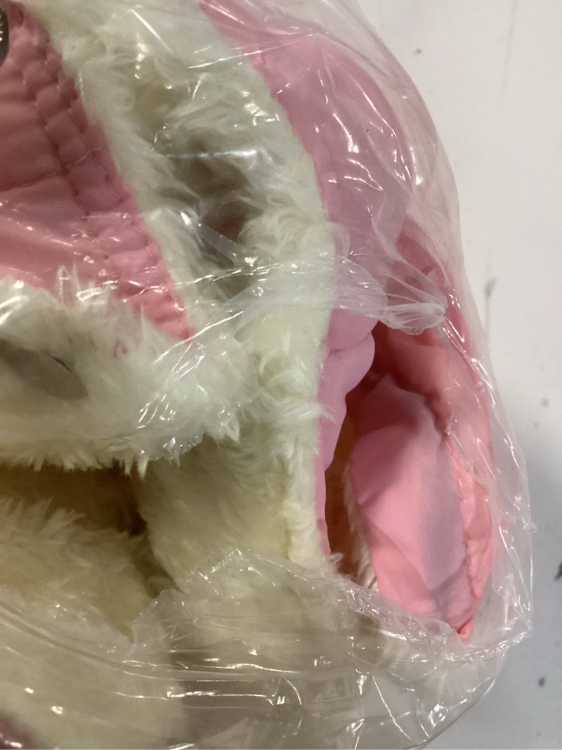 Condition photo showing Good Condition for fleece lining dog hoodie with harness built in,extra warm small dog jacket in winter puppy coats with drawstring hooded,light pink s small (pack of 1) light pink(harness built in)