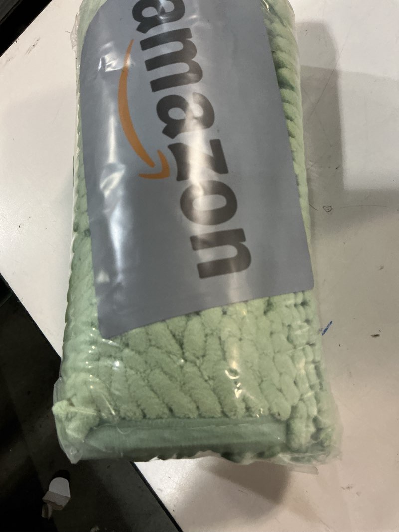 Condition photo showing New/Like New for Muddy Mat® | Super Absorbent Door Mat Indoor, Microfiber Quick Dry Chenille Entryway Rug, Non-Slip Front Door Mat, Indoor Mats for Entryway, Machine Washable Pet Rug, Seafoam Green 28"x18" Seafoam Green 18" x 28"