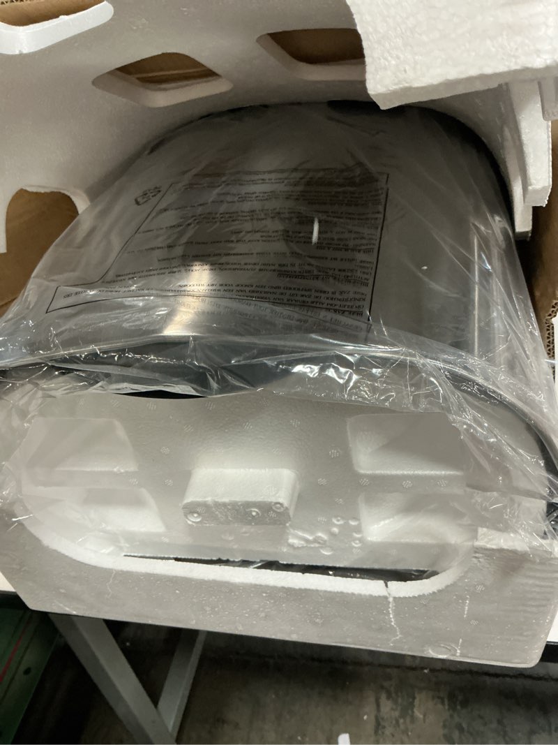 Condition photo showing Good Condition for iTouchless 13 Gallon Sensor Kitchen Trash Can with Lid and Odor Filter, Stainless Steel Oval Automatic Trashcan for Home Office Bedroom Living Room Garage Large Capacity Slim Space-Saving Trash Bin Brushed Silver 13 Gal