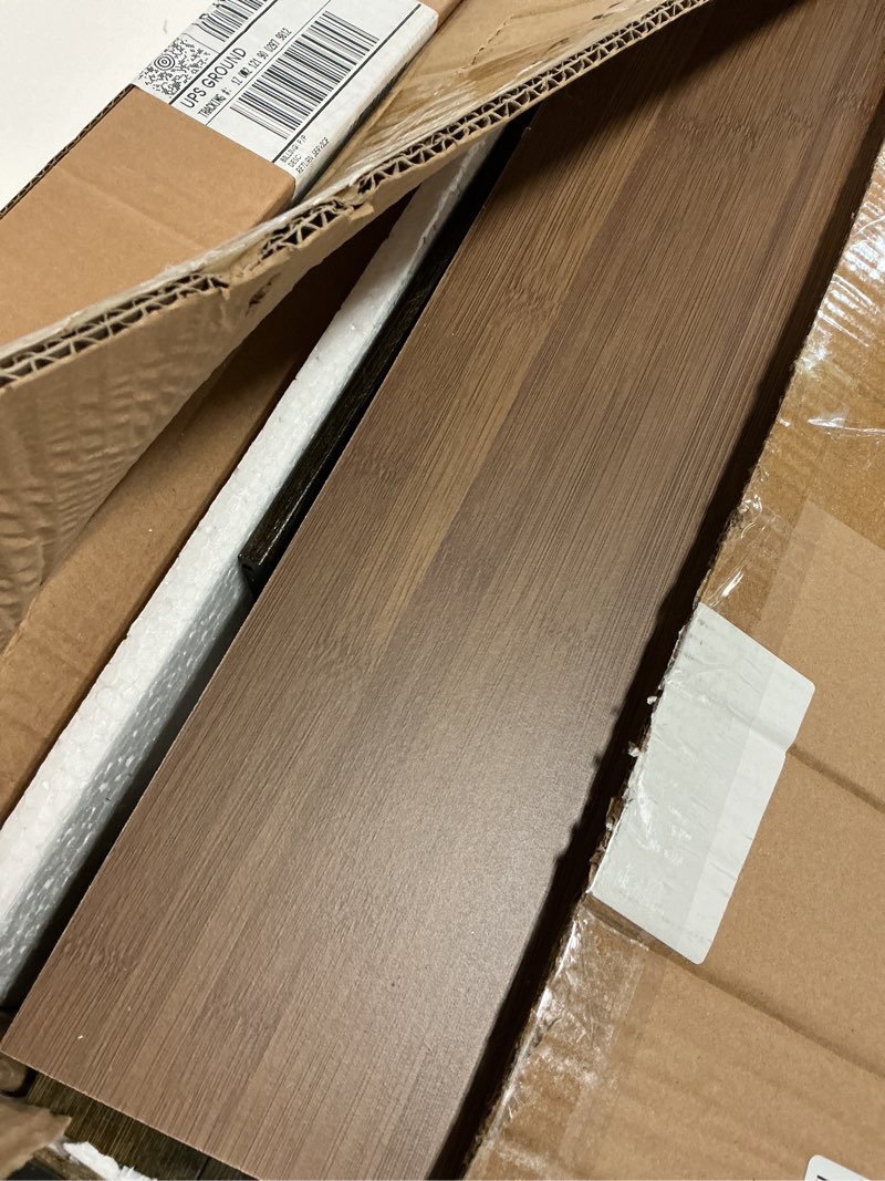 Condition photo showing Good Condition for Floor Table, Altar Low 2-Tier Meditation Table with Drawers Bamboo Coffee Table for Sitting Japanese Tatami Brown