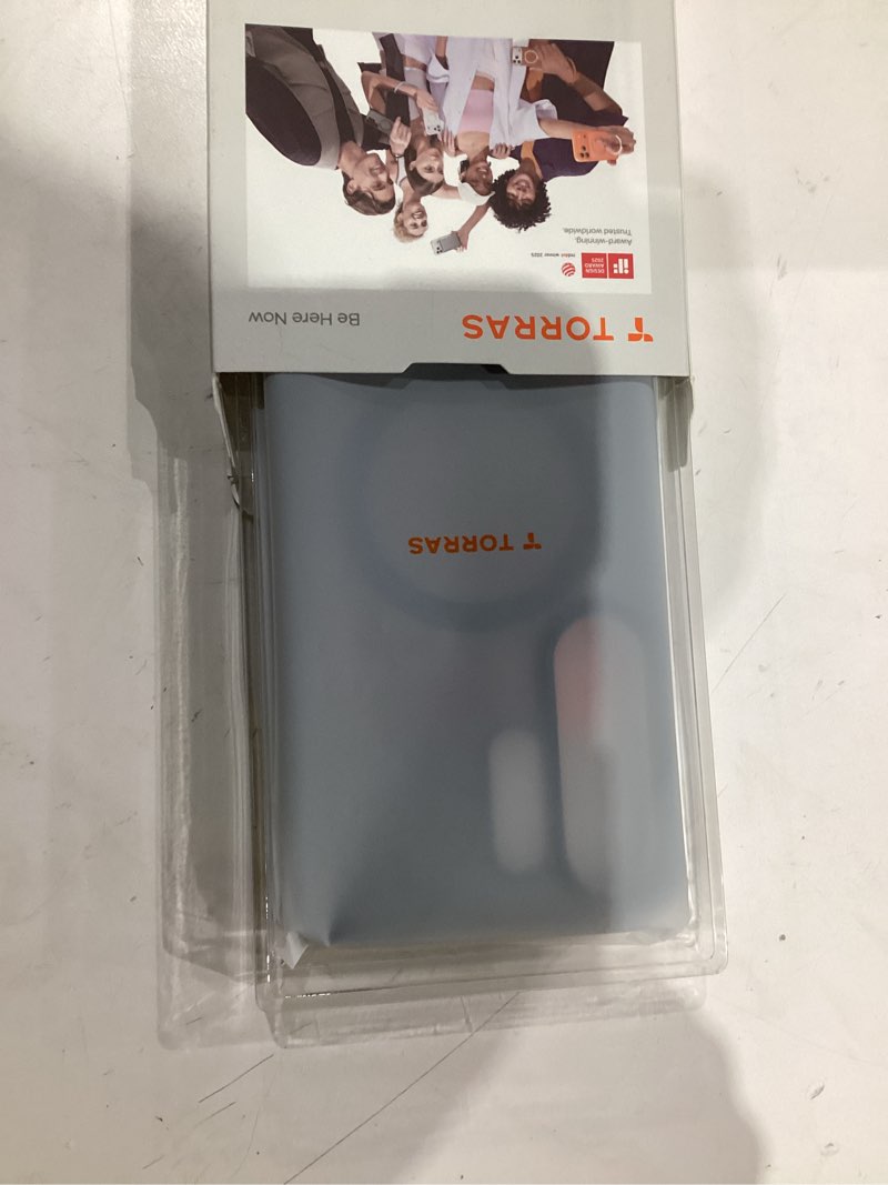 Condition photo showing Good Condition for torras strong magnetic & seamless stand for samsung galaxy s26 ultra case, fit for magsafe, mil-grade drop protection, kickstand for samsung galaxy s26 ultra case, translucent back/black edge for galaxy s26 ultra black