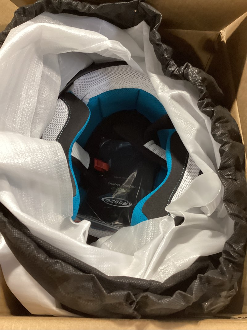 Condition photo showing Good Condition for youth dirt bike helmet dot certified - full face motorcycle helmet for off-road, atv, street riding, includes adjustable goggles & protective gloves black medium