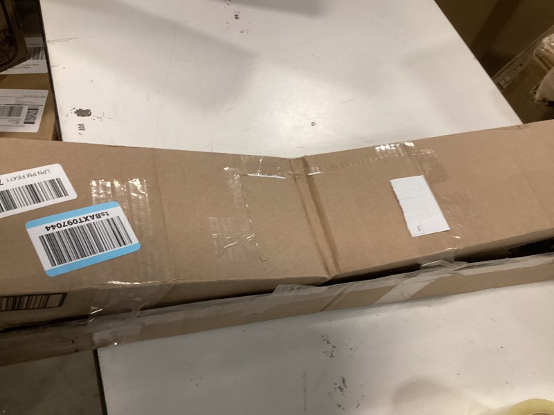 Condition photo showing As Is for Cabinet Hero 4-Pack 13/16" Thick, 24" Length Slimline Cabinet Edge Protector – Durable Slip-On Plastic Door & Drawer Edge Guard – Prevents Shelves for Wear, Bumps, Discoloration & Damage - White 24"L x 13/16"TH (4 Pack) White