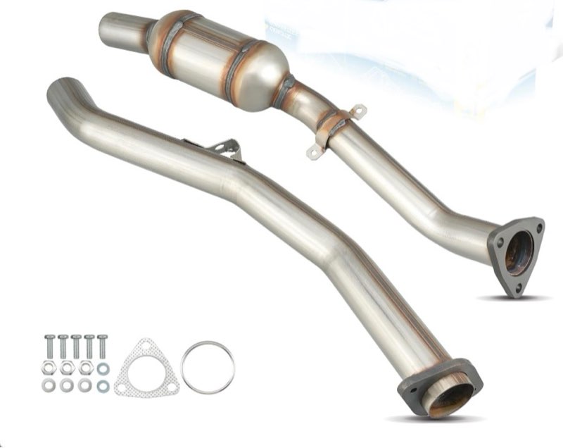 philtop 55673 rear catalytic converter kit w/heat shield compatible with subaru, 2011-2018 forester,
