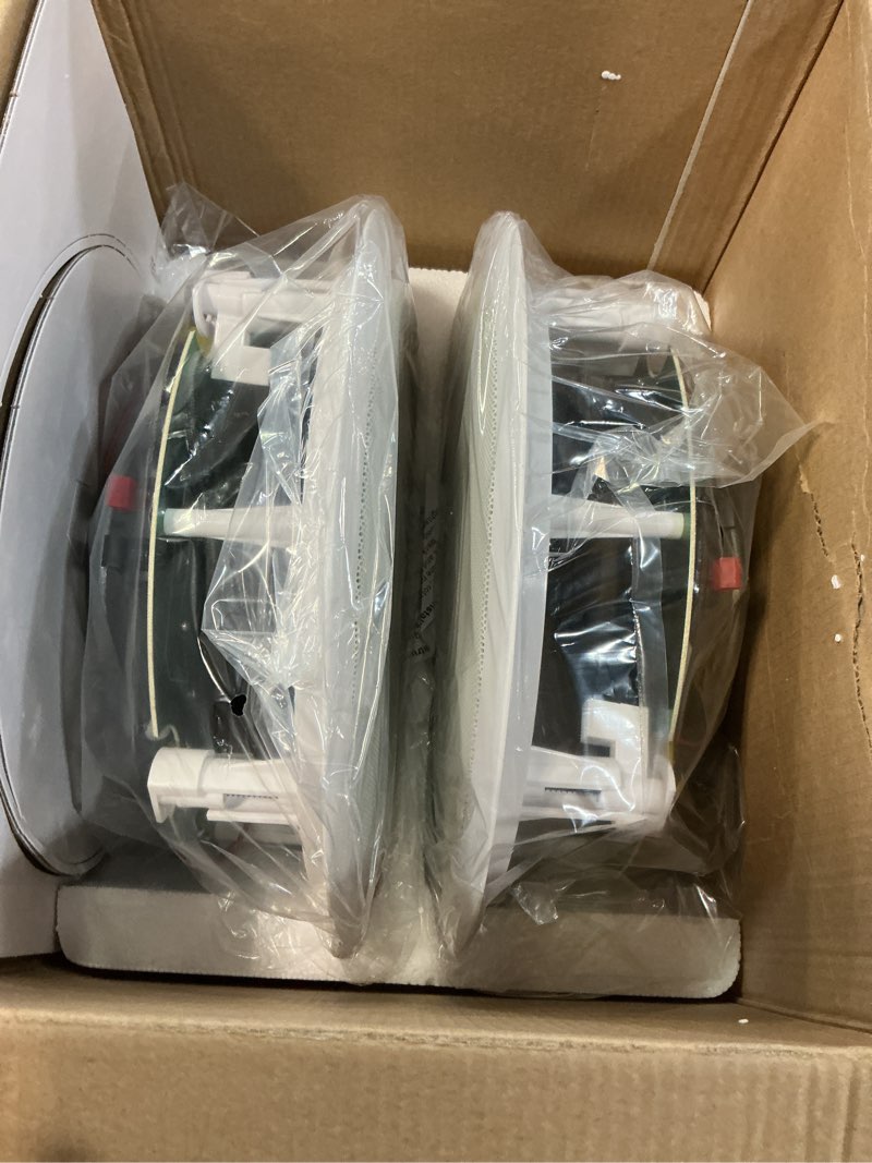 Condition photo showing Good Condition for polk audio rc80i 2-way premium in ceiling speakers 8" round (set of 2) perfect for damp and humid indoor/outdoor placement - bluetooth ceiling speakers 1 pair rc80i (8" round)