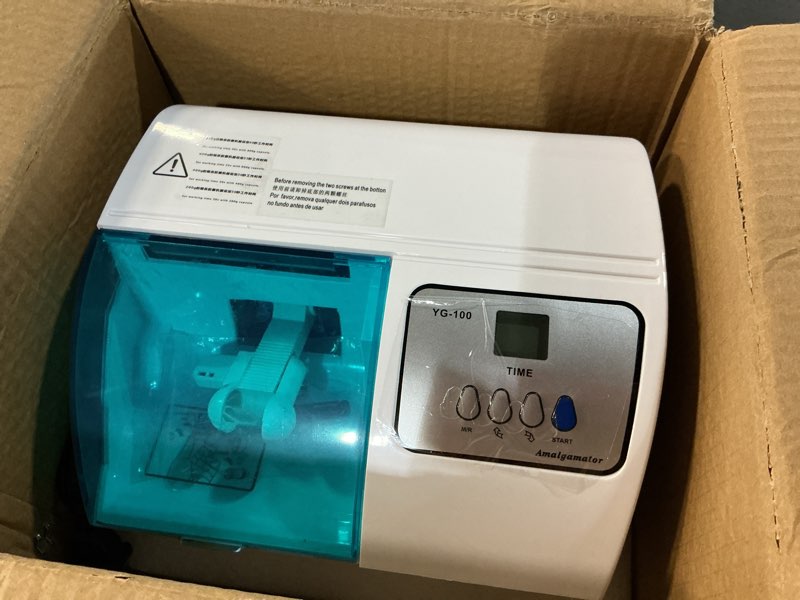 Condition photo showing Good Condition for lab digital lcd amalgam capsule mixer lab amalgamator blender yg-100