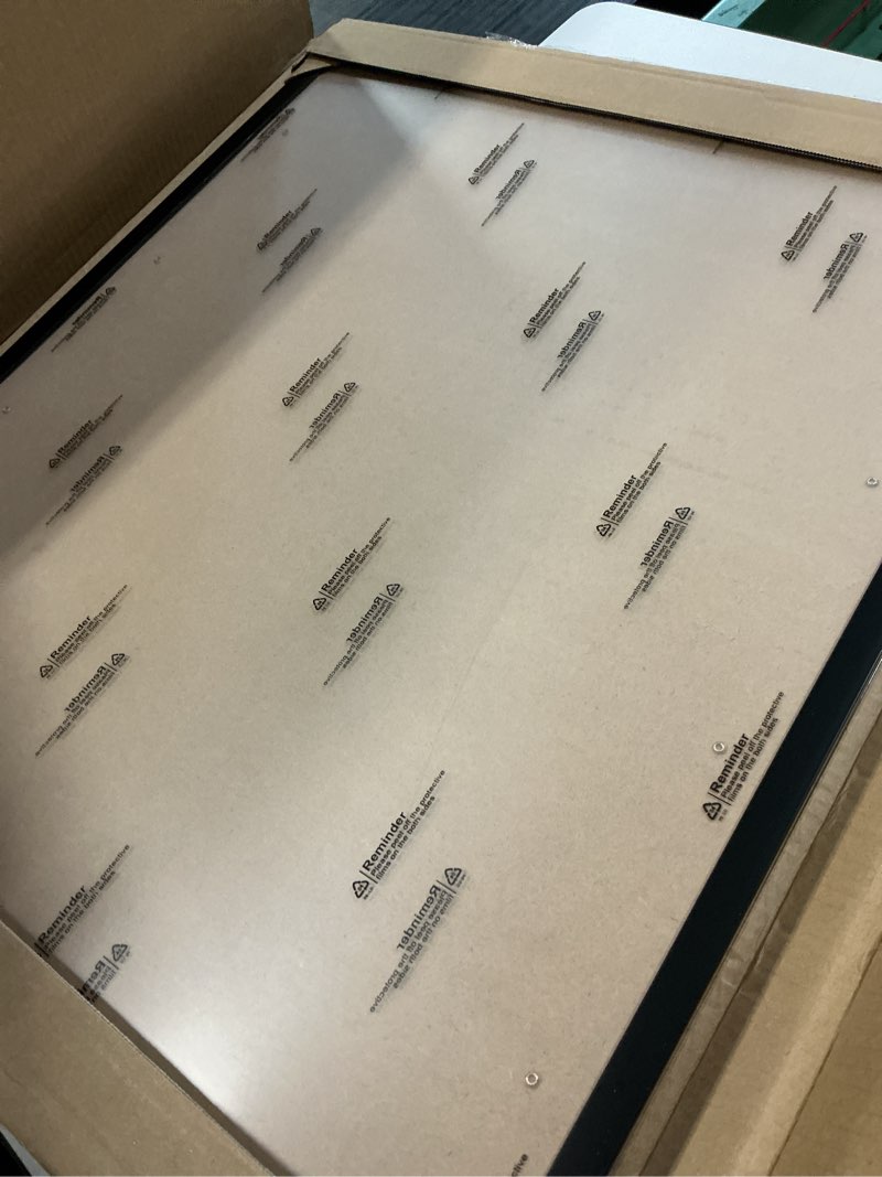 Condition photo showing Good Condition for 20x24 picture frame set of 2, black photo frames high transparent wall gallery desktop horizontal vertical for canvas collage photo poster certificate 20 x 24 inches black 20x24