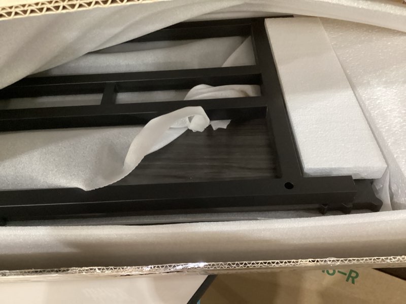 Condition photo showing New/Like New for Printer Stand with Height Adjustable Storage Shelf, 3 Tier Mobile Printer Table with Wheels, Rolling Printer Cart for Home Office Organization, Gray, SIMILAR TO STOCK PHOTO 