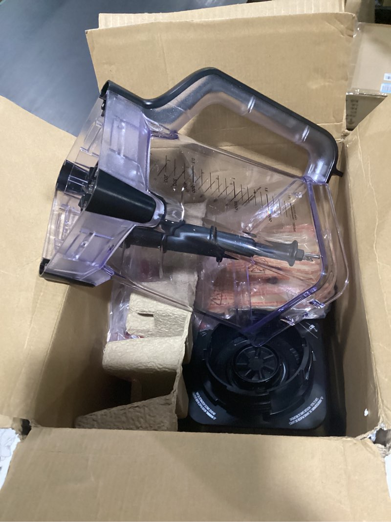 Condition photo showing As Is for ninja bn751 professional plus duo blender, 1400 peak watts, 3 auto-iq programs for smoothies, frozen drinks & nutrient extractions, 72-oz. total crushing pitcher & (2) 24 oz. to-go cups, black 72 oz. blender + 24 oz. cups