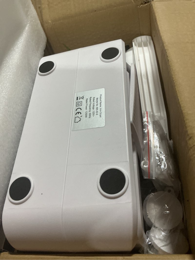 Condition photo showing Good Condition for automatic ironing machine, portable hands-free wrinkle remover for shirts & pants, gentle on all fabrics, ironing machine perfect for apartments, business travel & small spaces white