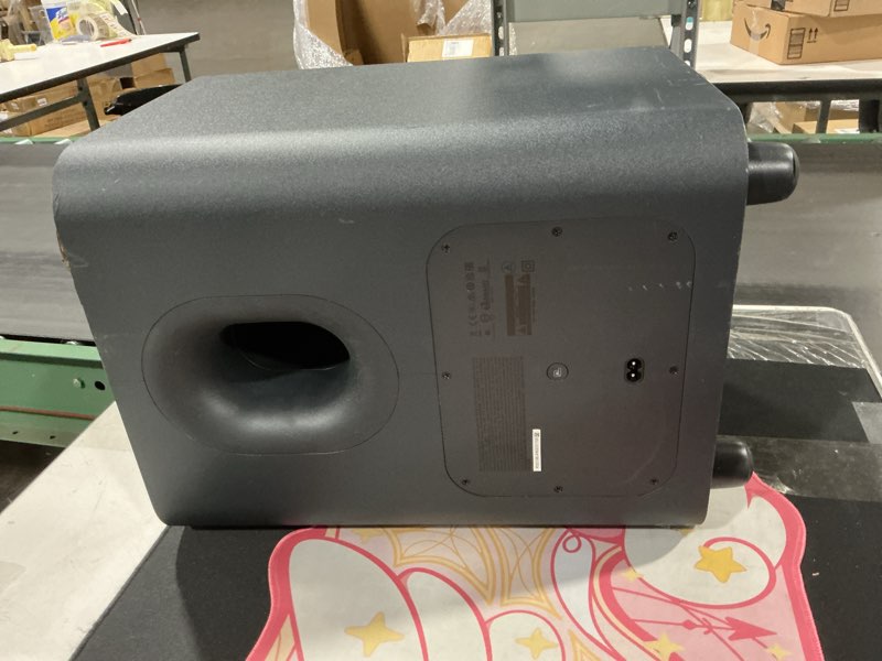 Condition photo showing As Is for JBL Bar 1000: 7.1.4-Channel Soundbar with Detachable Surround Speakers, MultiBeam™, Dolby Atmos®, and DTS:X®, Black (Renewed)