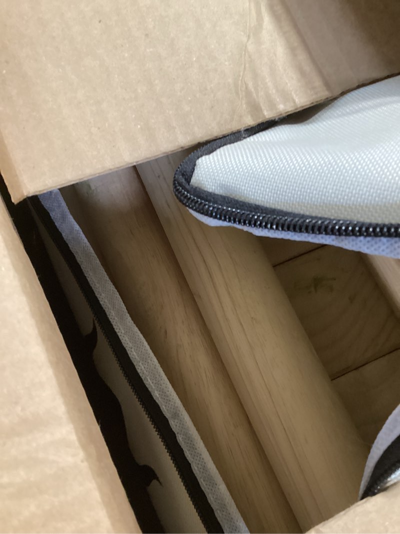 Condition photo showing Good Condition for Double Adirondack Side Table, Weather-Resistant Rectangular End Table for Patio, Garden, Lawn, and Living Room. Ideal as a Stylish Indoor and Outdoor Side Table Companion, Natural