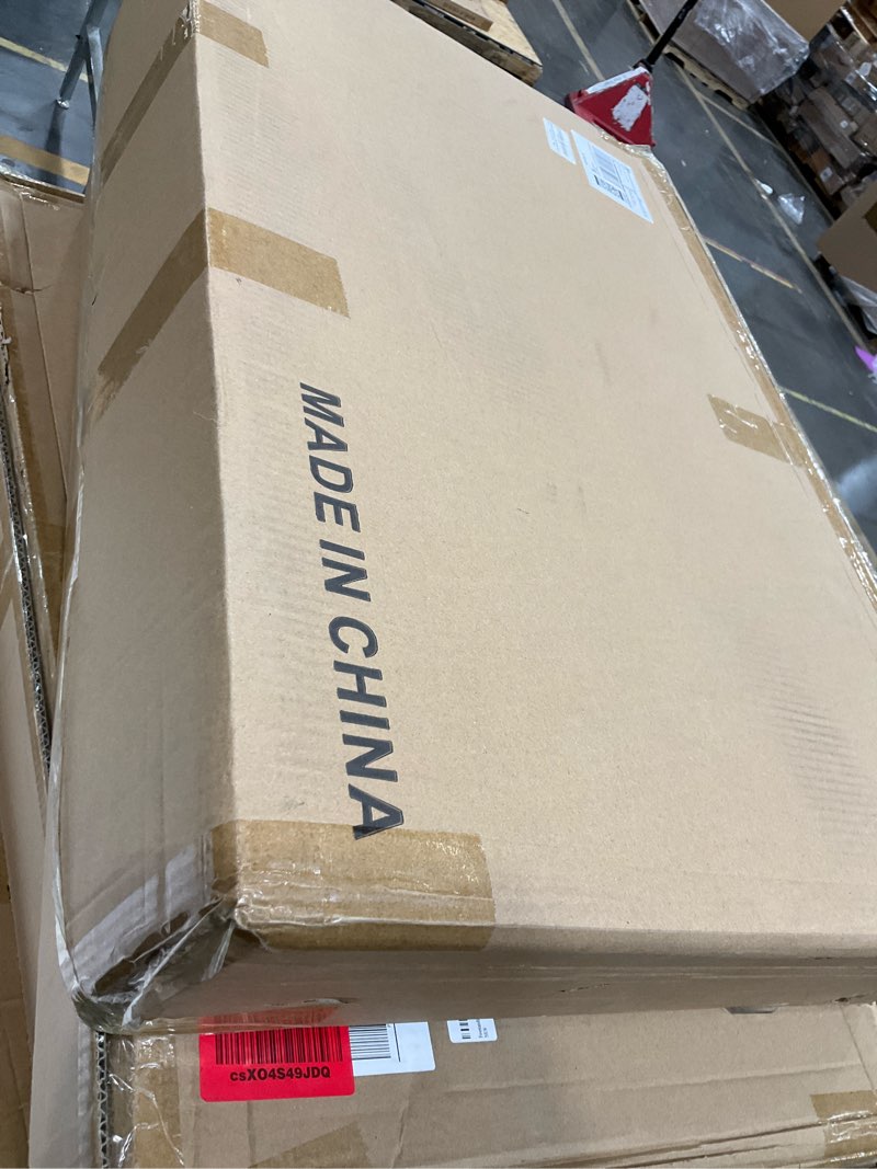 Condition photo showing New/Like New for Metal Freestanding Dog Gate Outdoor-6 Panels with Door, Extra Wide Foldable Pet Fence with Pet Monitor Adapter, 32'' Height Tall Dog Gate for Doorways, Stairs, Hallways, Yard, Indoor 6-Panels