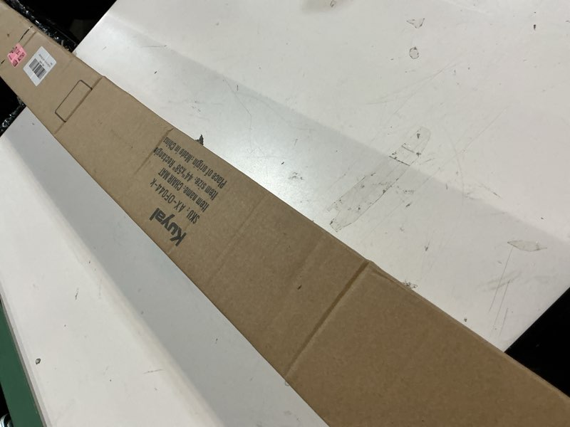 Condition photo showing Good Condition for kuyal clear chair mat for hardwood floor 44 x 58 inches transparent floor mats wood/tile protection mat for office & home (44" x 58" rectangle) 44" x 58" rectangle clear