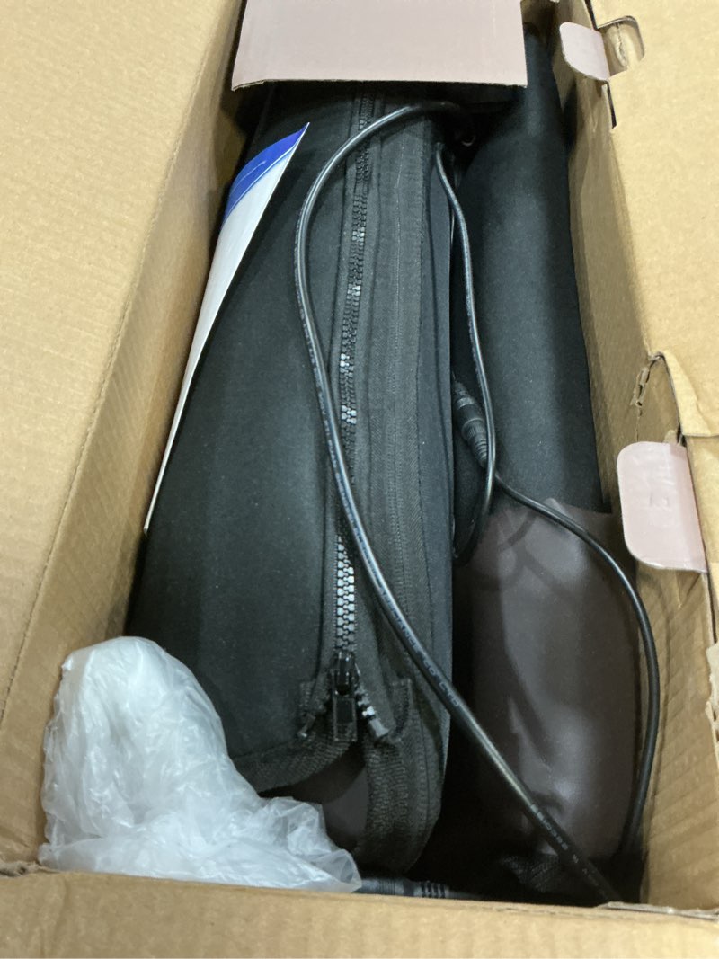 Condition photo showing Good Condition for Massage-Mat, Detachable Neck Massager, Full Body Vibration Heating, Massage Pad with 10 Vibrating Motors and 9 Speed Settings for Home Office Use, Brown