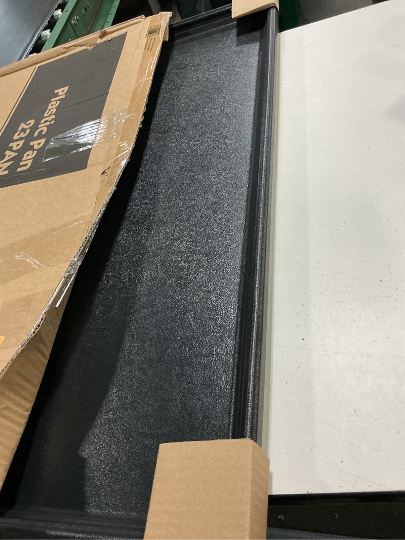 Condition photo showing New/Like New for midwest homes for pets replacement pan 36 inch long midwest suv dog crate; 35.44l x 20.08w x 1.19h inches; 23pan; black black 35.8"l x 20.0"w x 1.8"h
