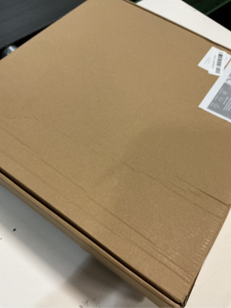 Condition photo showing As Is for 16 inch Matte Black Large Rain Shower Head - All Metal 304 Stainless Steel, Full Body Rainfall Shower with 324 Silicone Nozzles - Waterfall Bathroom Square Showerheads, Ceiling Mounted 16 Inch Square B-Matte Black