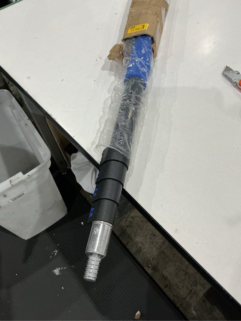 Condition photo showing Good Condition for 16ft pool pole aluminum telescopic extension pole,suitable for above-ground/in-ground pool cleaning, compatible with leaf skimmer/brush/net bag/vacuum/filter accessories