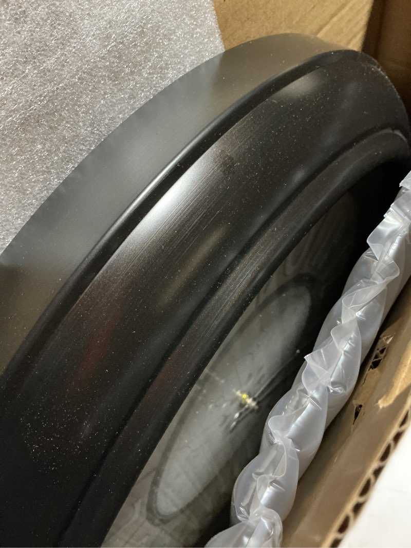 Condition photo showing Good Condition for Presentime & Co. 18" Luminous Large Wall Clock, Oil Rubbed Bronze Finish, Night Light, Lighted Clock with Smart Sensor to Turn on/Off Lights. Wall Décor for Living Room, Dining Room, Kitchen. 18" Oil Rubbed Bronze