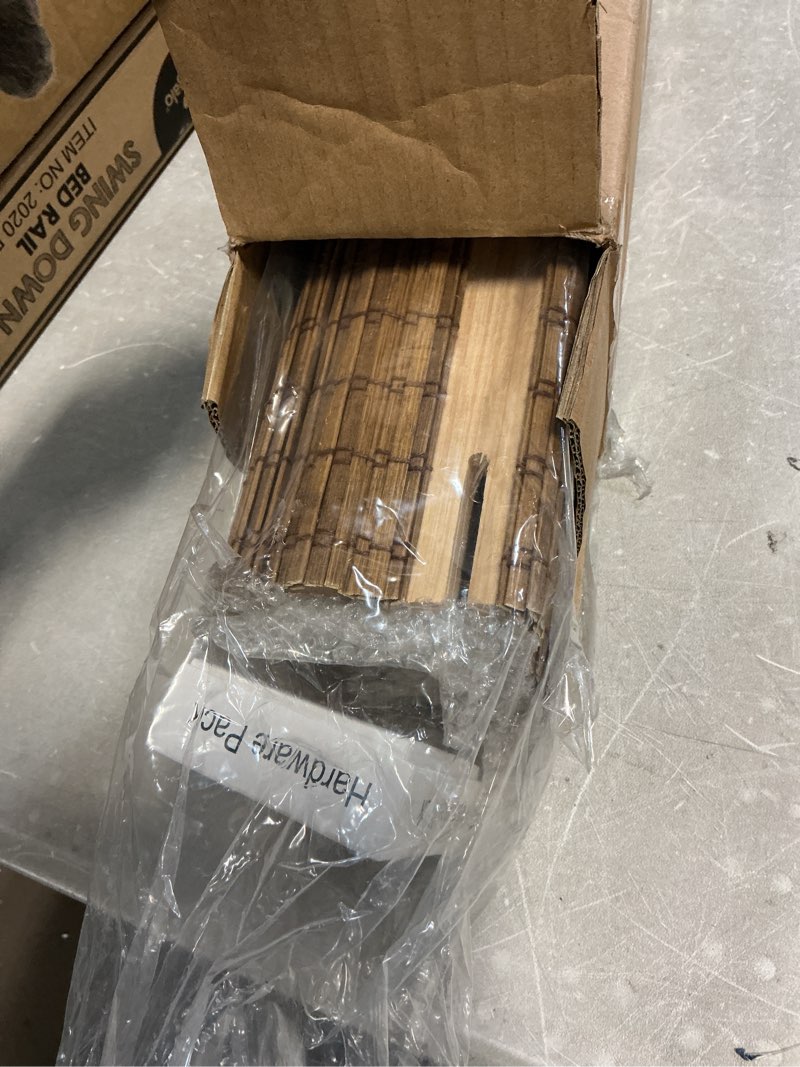 Condition photo showing New/Like New for Cordless Bamboo Roman Shades for Windows, Blinds Size (24 1/2" W × 64" H) Colour (Highfield Teak) Fits Windows (24 3/4" W × 64" H) Highfield Teak 24 3/4" W × 64" H