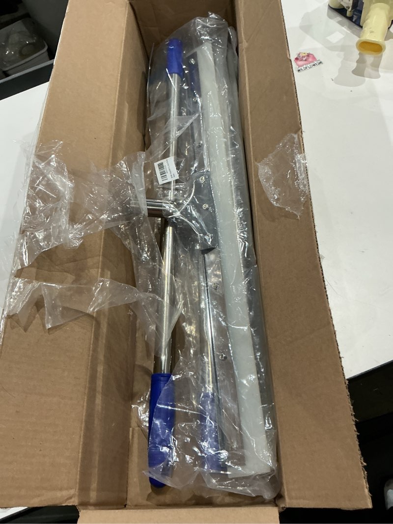 Condition photo showing Good Condition for mhm's aquaslide pushpro - 28-inch wide floor squeegee for concrete floors - professional-grade cleaning and efficiency, silver