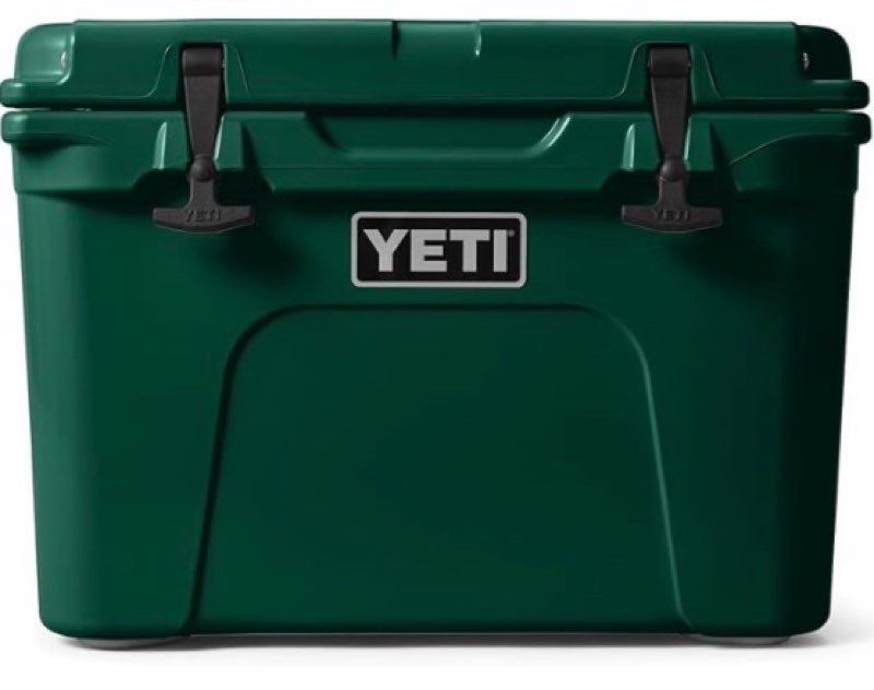 YETI Tundra 35 Cooler, Black Forest Green