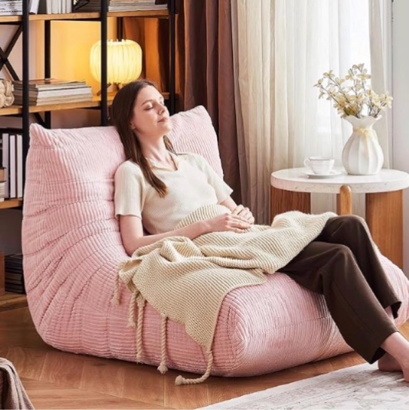 Bean Bag Chair for Adults - Large Bean Bag Chairs, Memory Foam Bean Bag with High-Rebound, Oversized