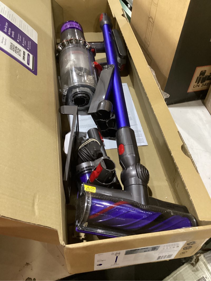 Condition photo showing As Is for Not tested!!! As is Dyson V11 Origin Cordless Vacuum, Nickel/Blue