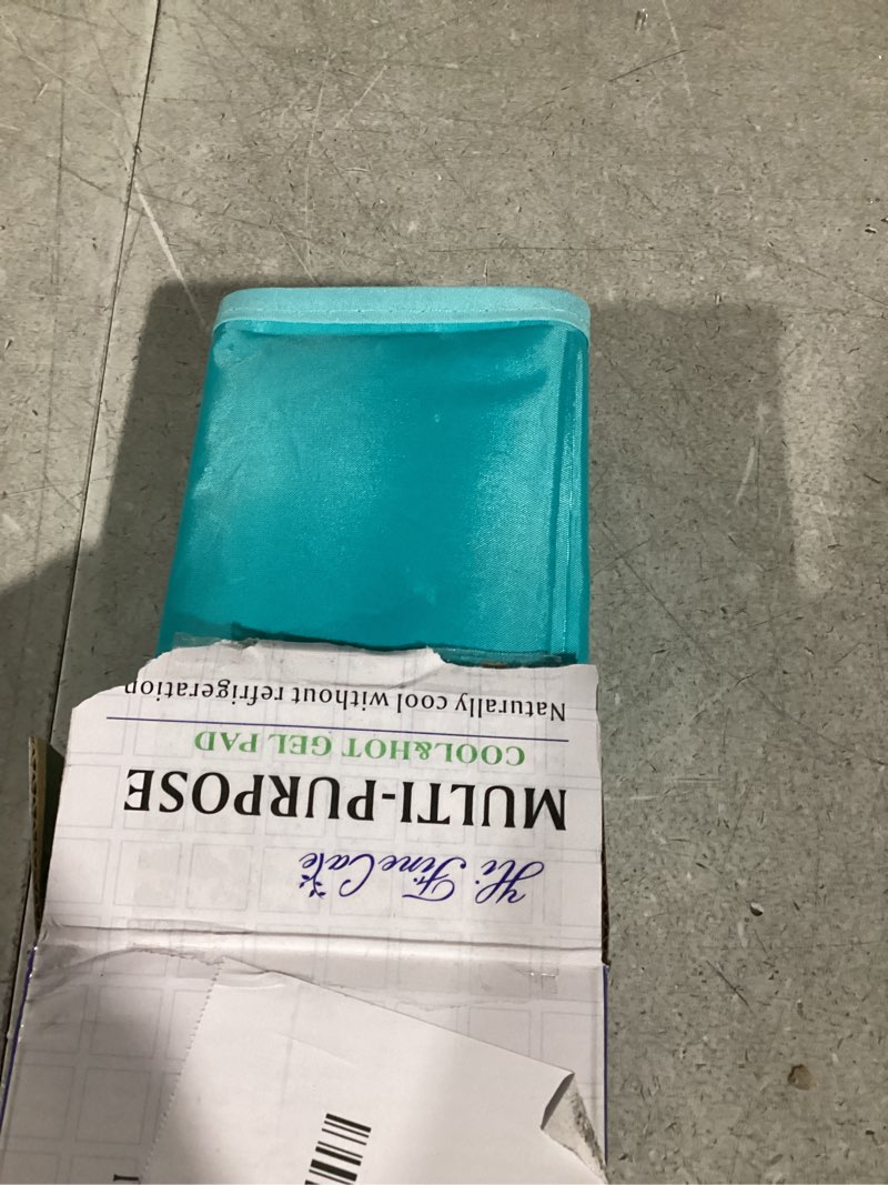 Condition photo showing Good Condition for Ice Cooling Mat, Gel Cooling Cold Mat Pain Relief, Injuries Mesh Fabric Hot Cold Therapy Pack for Back, Shoulder, Knee, Belly Green 18in×18in (Green)