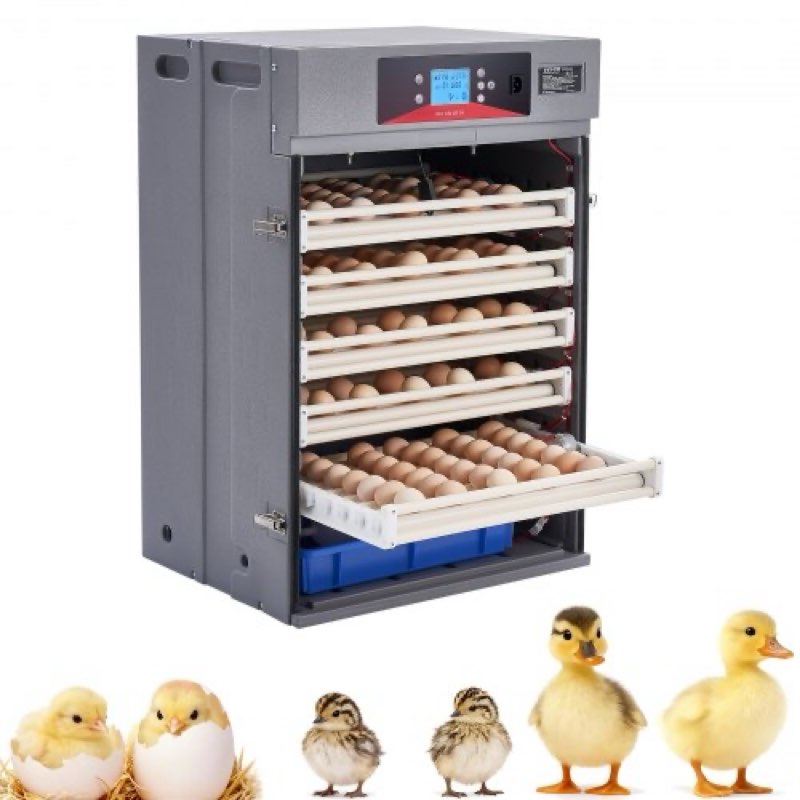 VEVOR 400 Egg Incubator, Poultry Incubator Cabinet with Automatic Eggs Turning, Temperature & Humidity Control, Heating & Cooling Egg Hatcher, Commercial Incubators for Hatching Chicks Ducks Goose