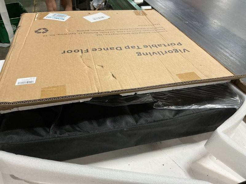 Condition photo showing New/Like New for portable tap dance floor, foldable tap board with carrying bag for tap dance practice at home, professional outdoor dance floor tiles and flooring for dancers
