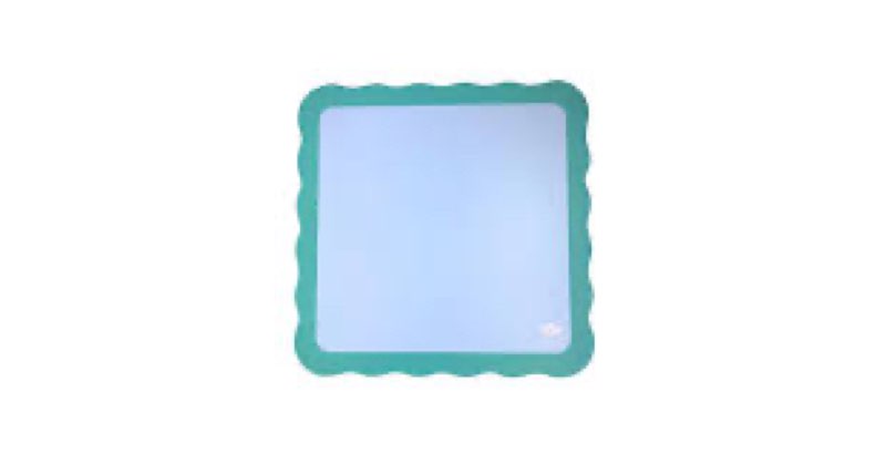 generic standard mahjong mat (4 color combinations) | scalloped edges & bright colors | 31"" x 31"" 