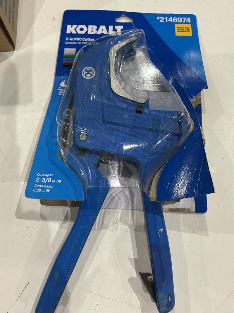 Condition photo showing As Is for kobalt cutter 2-in pvc cutter