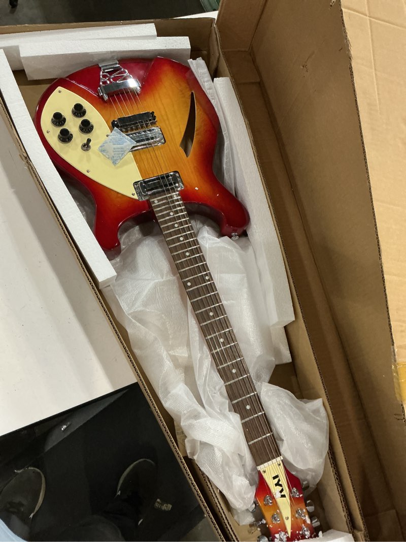 Condition photo showing New/Like New for iyv-irk-300 semi hollow electric guitar 3t sunburst (iyv)