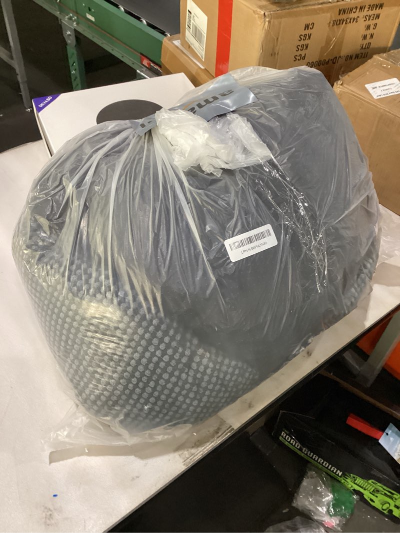 Condition photo showing As Is for INVENHO Dog Bed Medium Size, Orthopedic Warming Soft Calming Sleeping Puppy Bed Durable Pet Bed with Anti-Slip Bottom M(30"x24"x9") M (30"x24"x9") Dark Grey