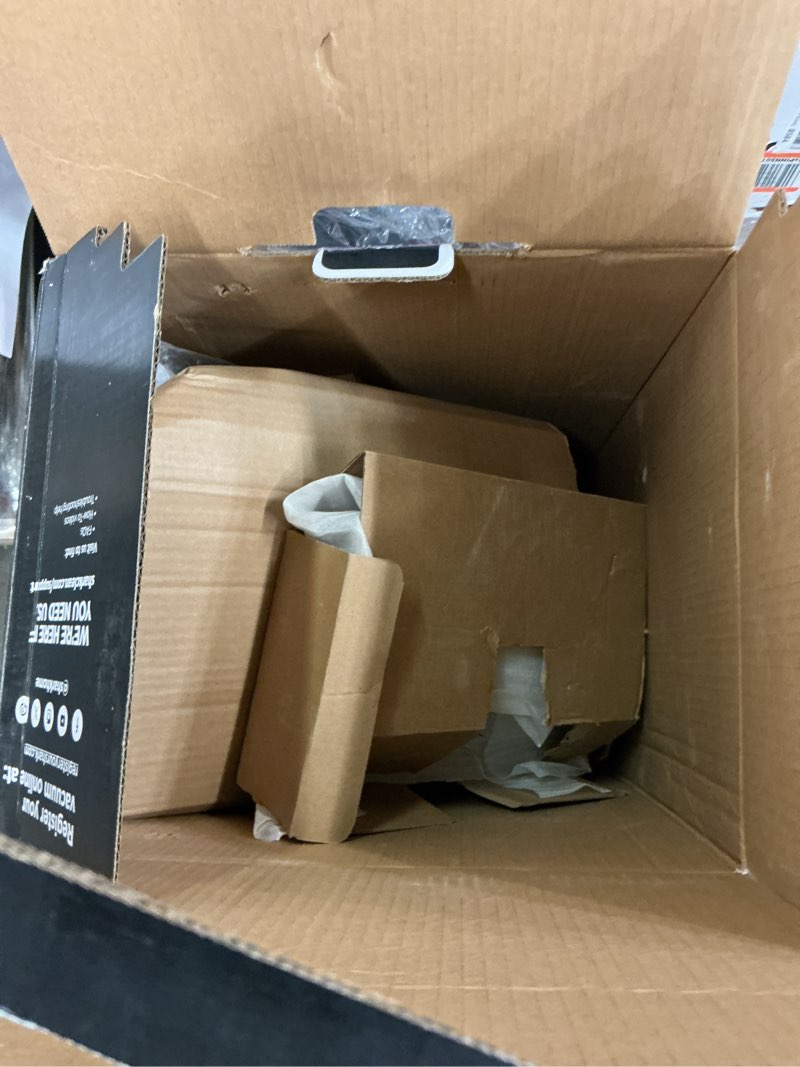 Condition photo showing As Is for Shark Detect Clean & Empty Auto-Empty System - Lightweight Cordless Vacuum Cleaner with HEPA Filter, Portable Handheld Attachment, Crevice Tool, Ideal Stick Vacuum for Pet Hair, White, IW3511 Detect Pro w/ Auto Empty