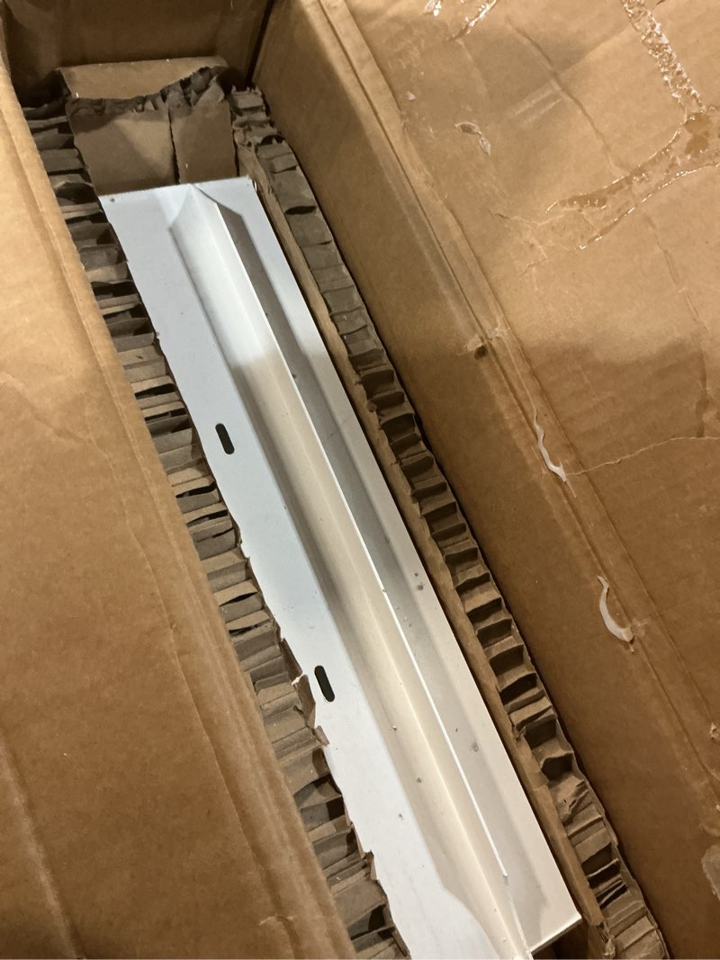 Condition photo showing As Is for JiXun Left-Hand Single Sliding Vinyl Window White with Dual Pane Insulated Glass