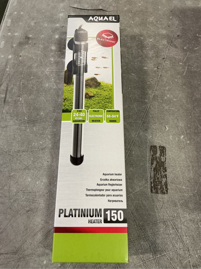 Condition photo showing New/Like New for Aquael Platinium Aquarium Heater for Freshwater & Saltwater Aquariums - 150 Watt  24-40 Gallons