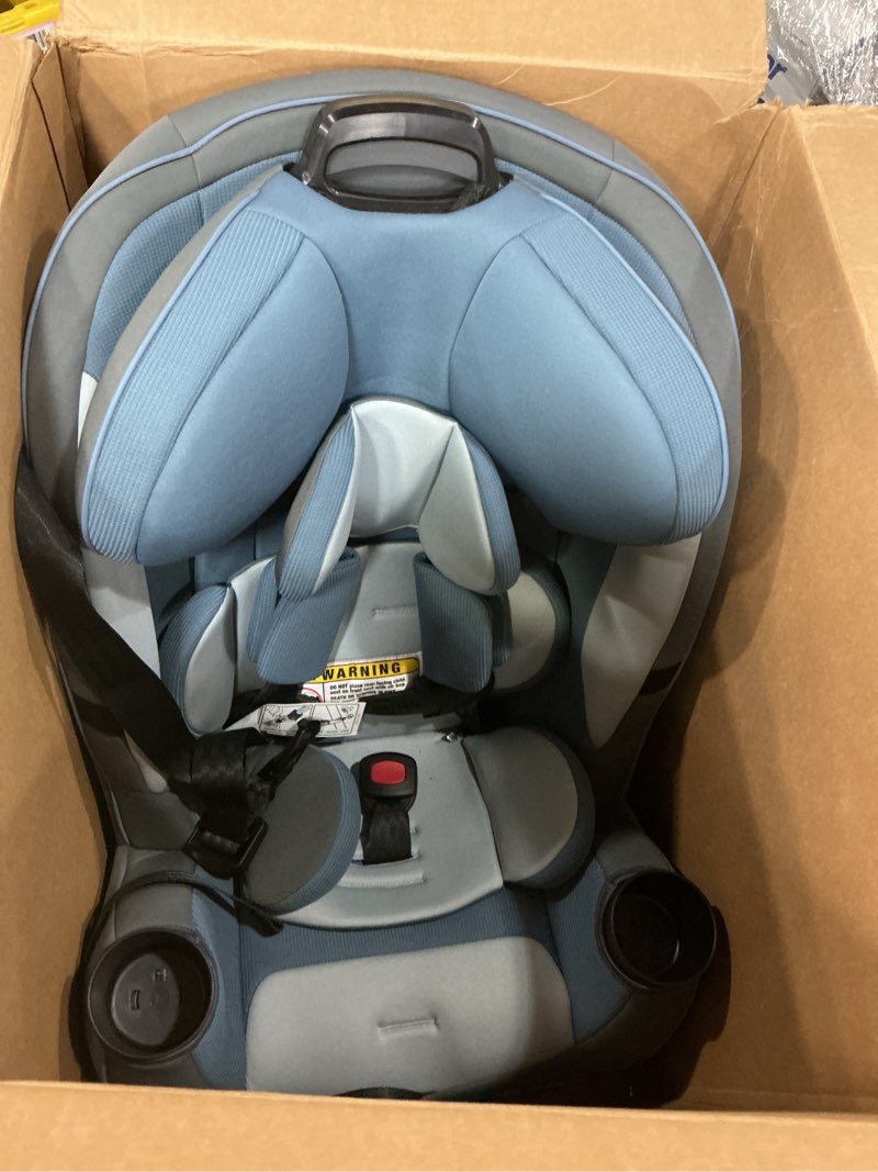 Condition photo showing Good Condition for Safety 1st Grow and Go All-in-One Slim Convertible Car Seat, Rear Facing, 5-40 lbs, Forward Facing (30–65 lbs), High Back Booster Seat 40-100 pounds, Alaskan Blue Alaskan Blue Original