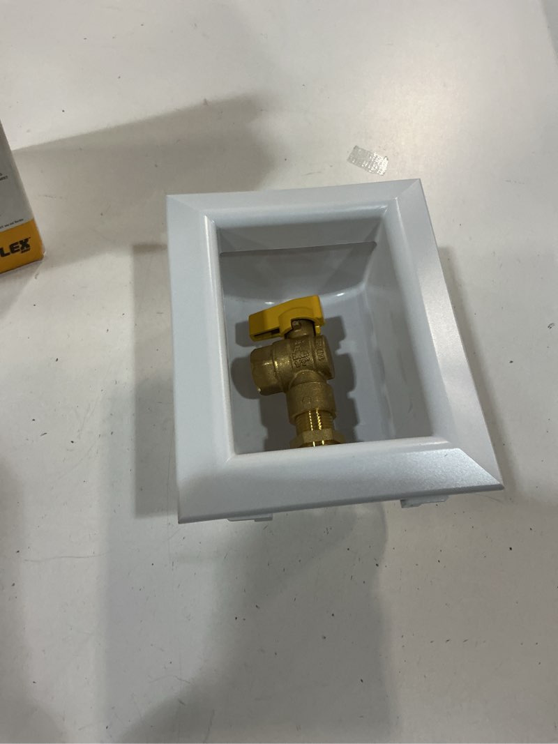 Condition photo showing Good Condition for pro-flex quarter turn ball valve mip gas outlet box